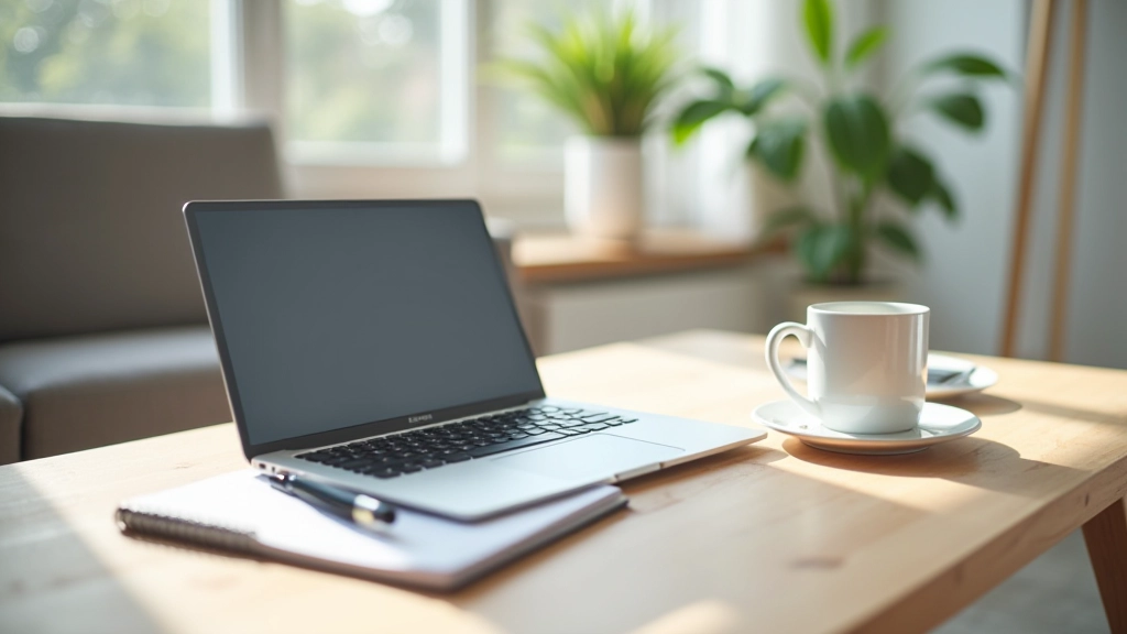 Ordinateur portable affichant un tableau de calcul de budget avec graphiques et données financières